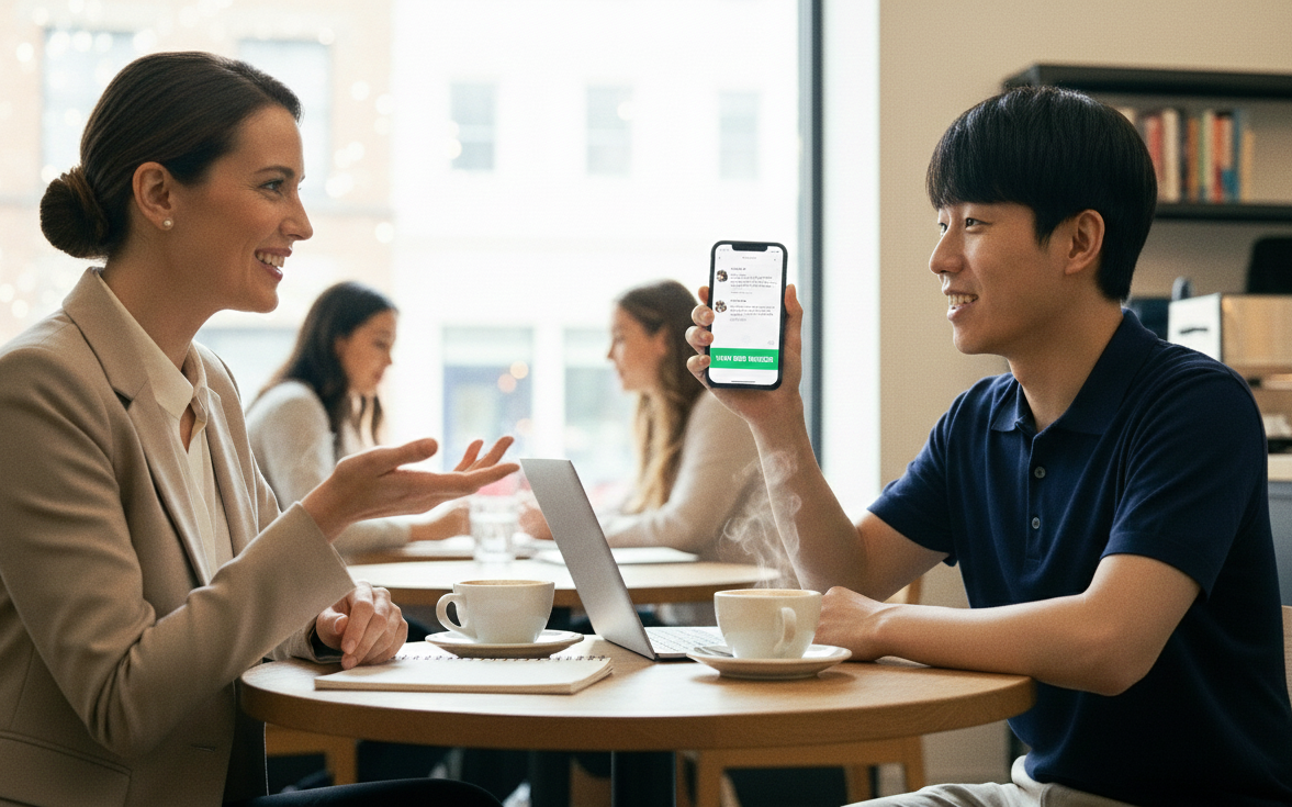 Example of an optimised LinkedIn profile